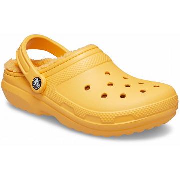 Crocs Classic Bélelt Clog Cipők Férfi Sárga | HU 0671XYUF